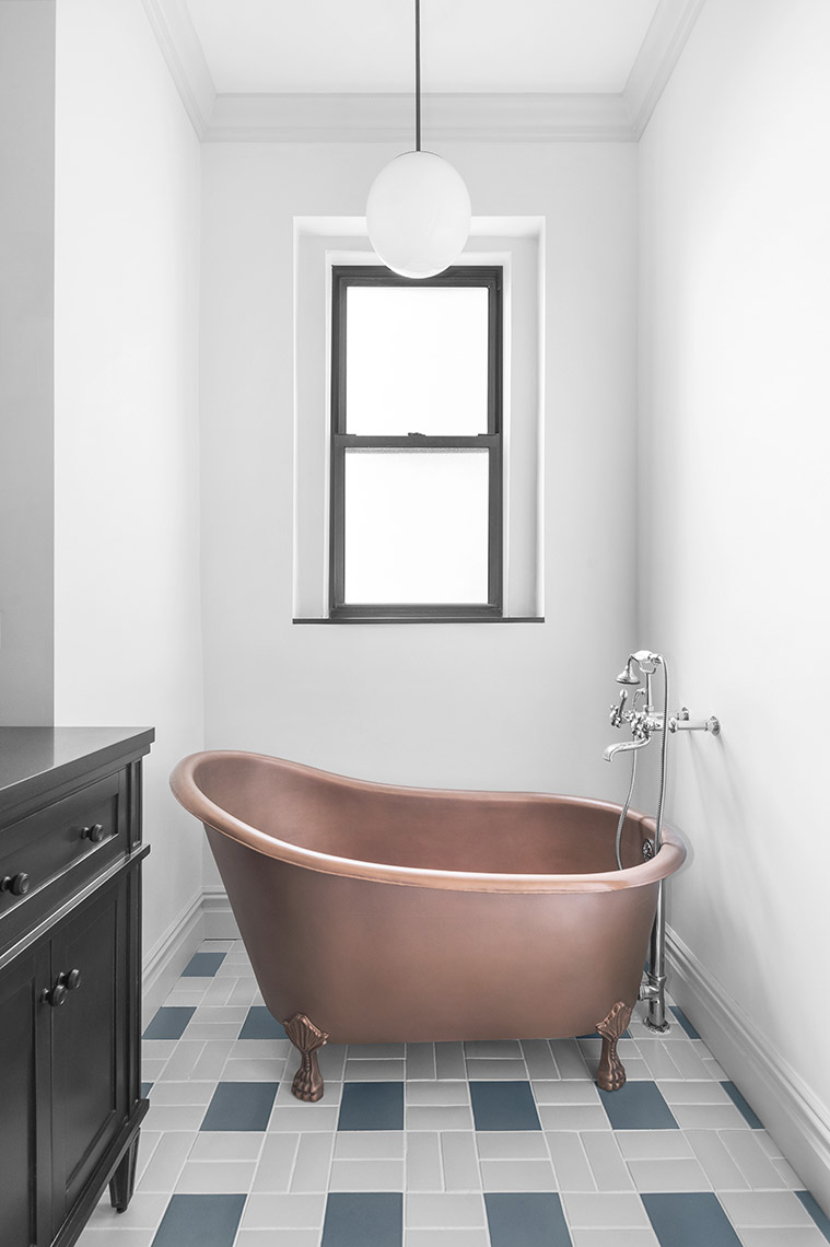 Zoe Wetherall / Interior Architecture / Copper Bathtub