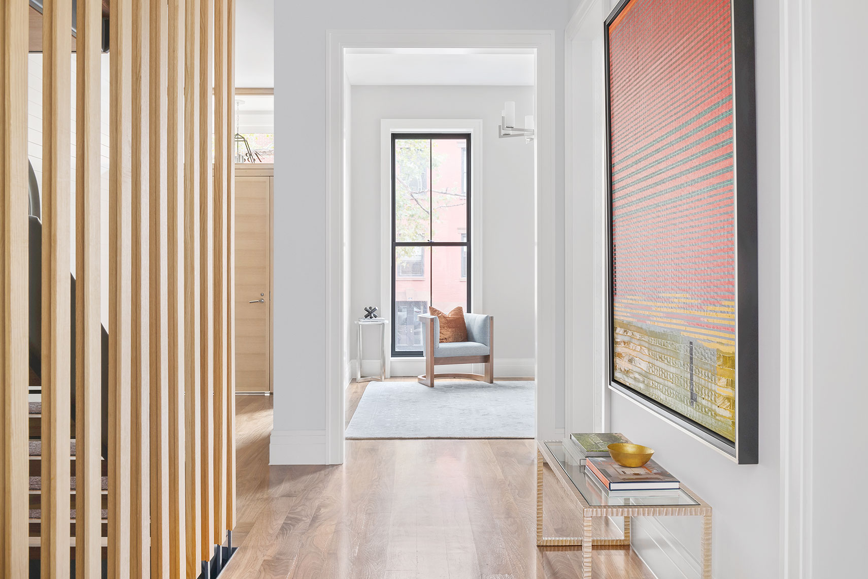 Zoe Wetherall / Interior Architecture / Wooden Detail Hallway