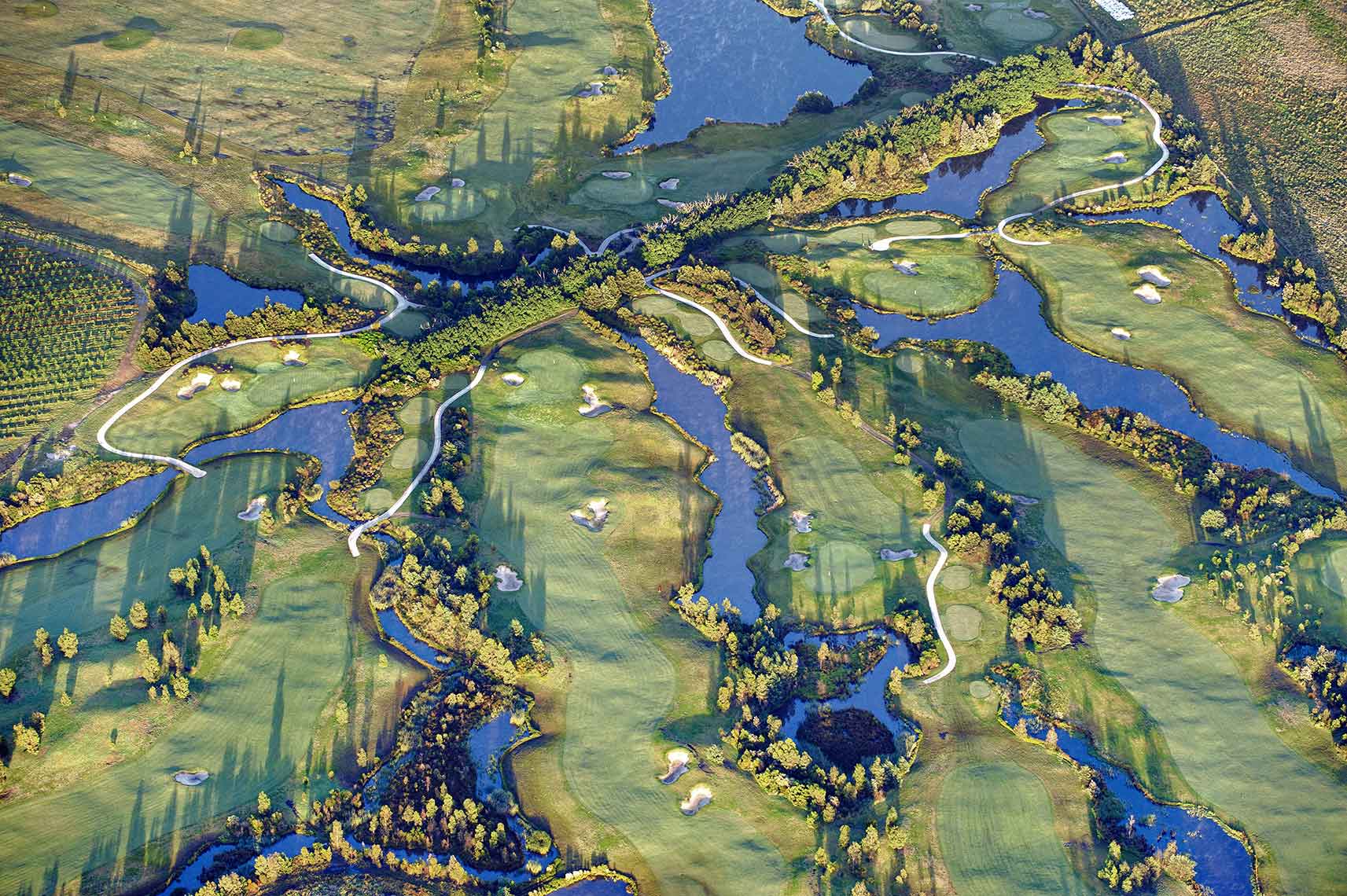 Aerial Photography Golf Course Australia