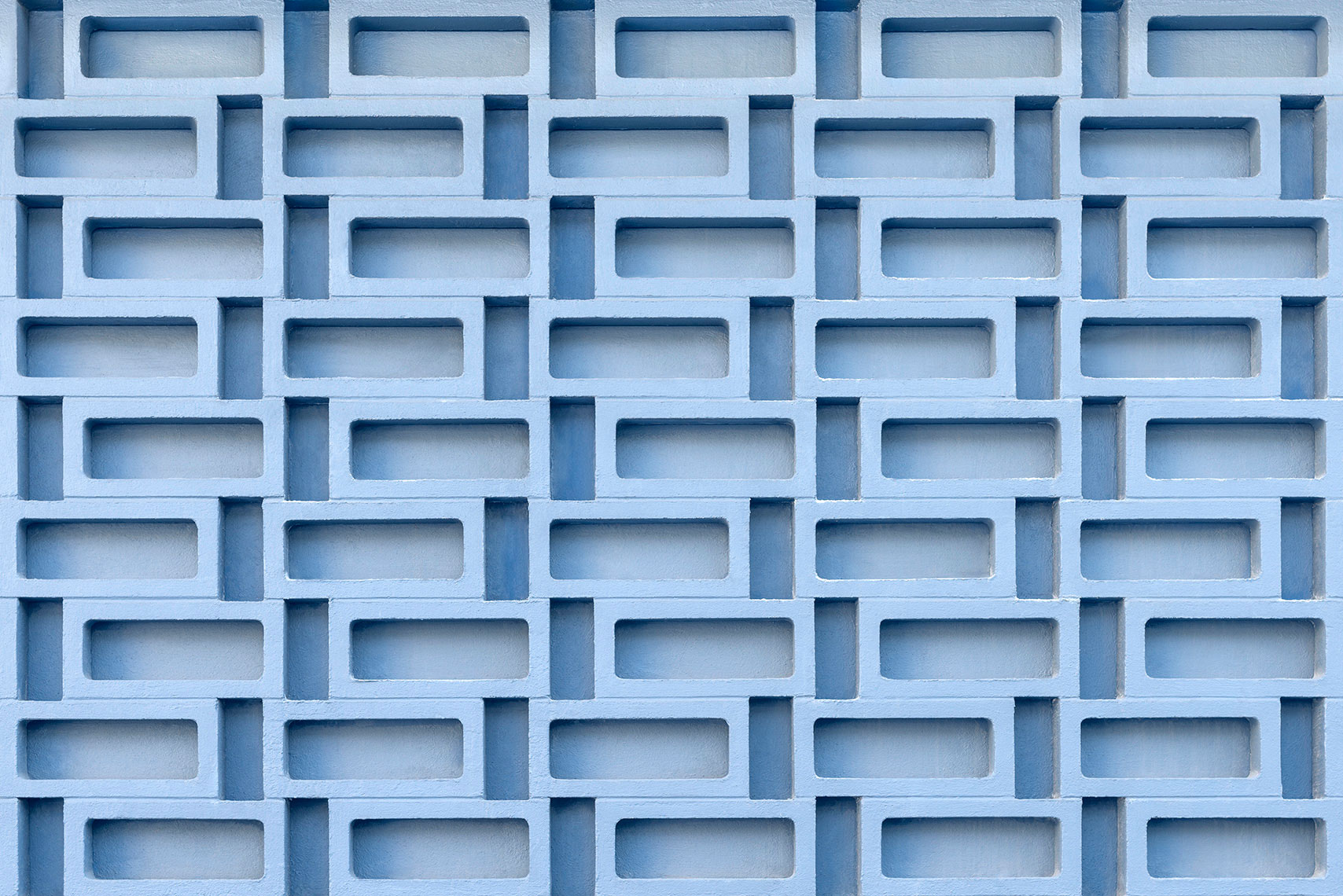 Architecture Facade S and J Supply Blue