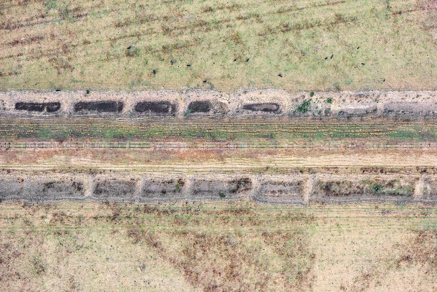 Zoe Wetherall / Aerial Landscape / Railway Track