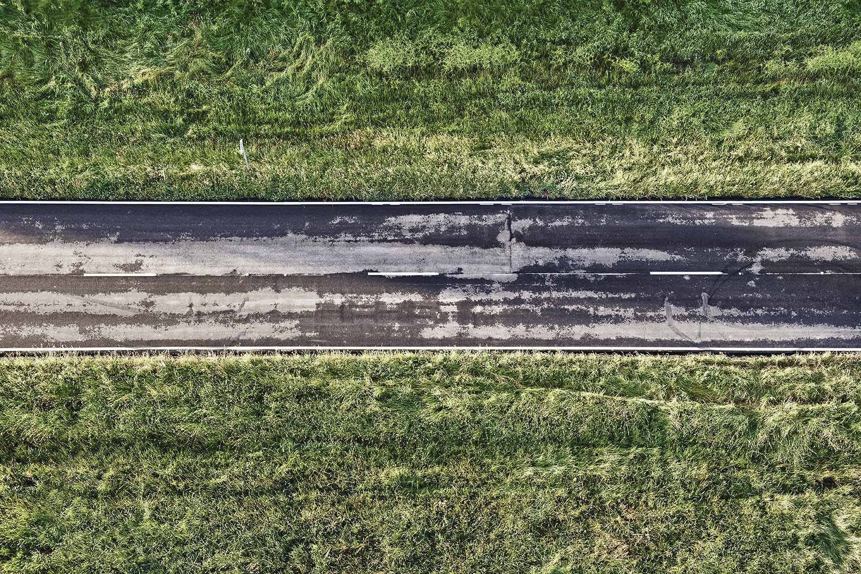 Zoe Wetherall / Aerial Landscape / Road